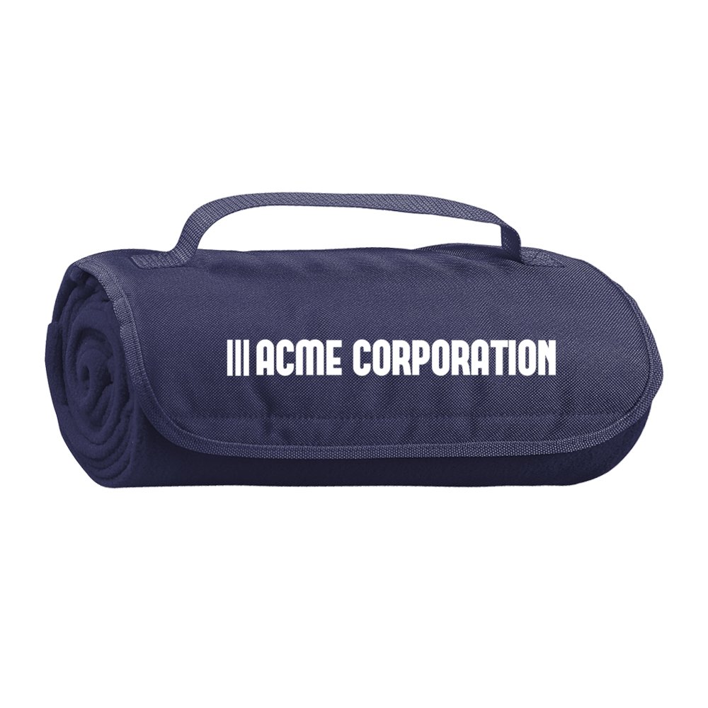 Add Your Logo: Roll-Up Blanket